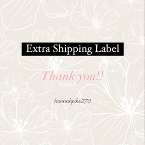 Extra Shipping Label